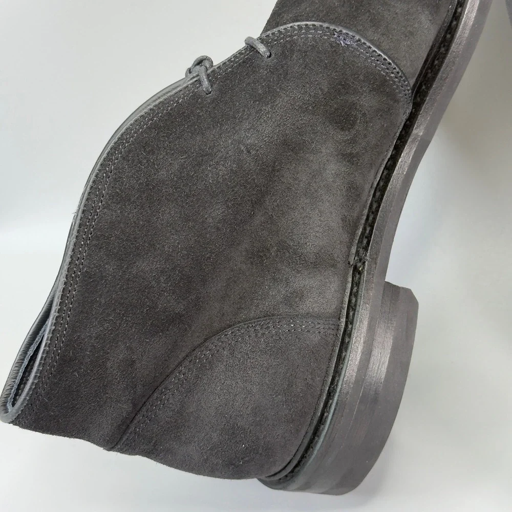 Allen Edmonds Men's Charcoal Gray Suede Chukka Boots